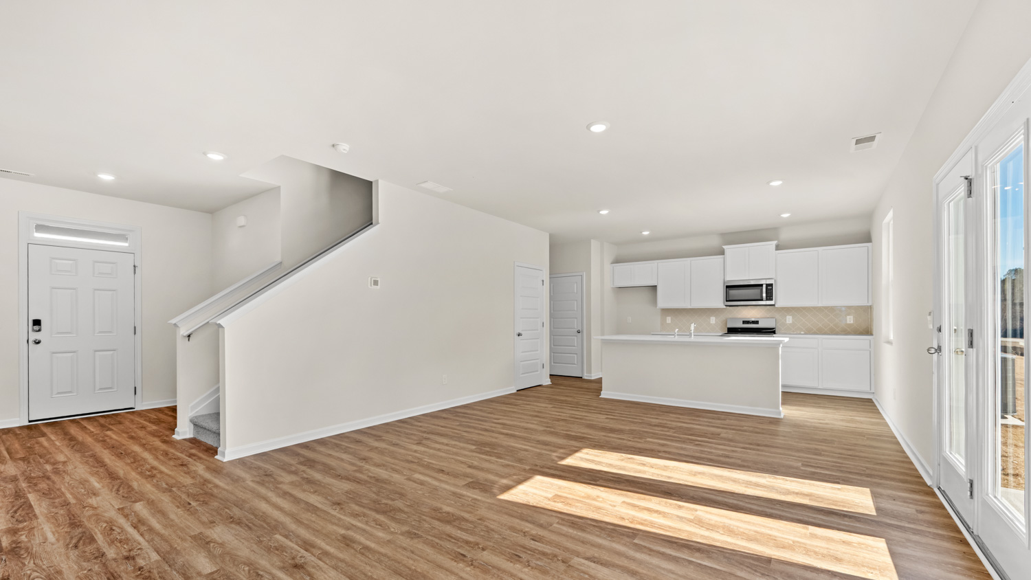 kitchen from living room