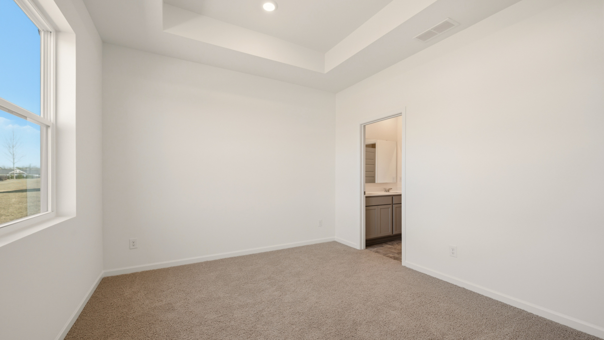primary bedroom with natural light