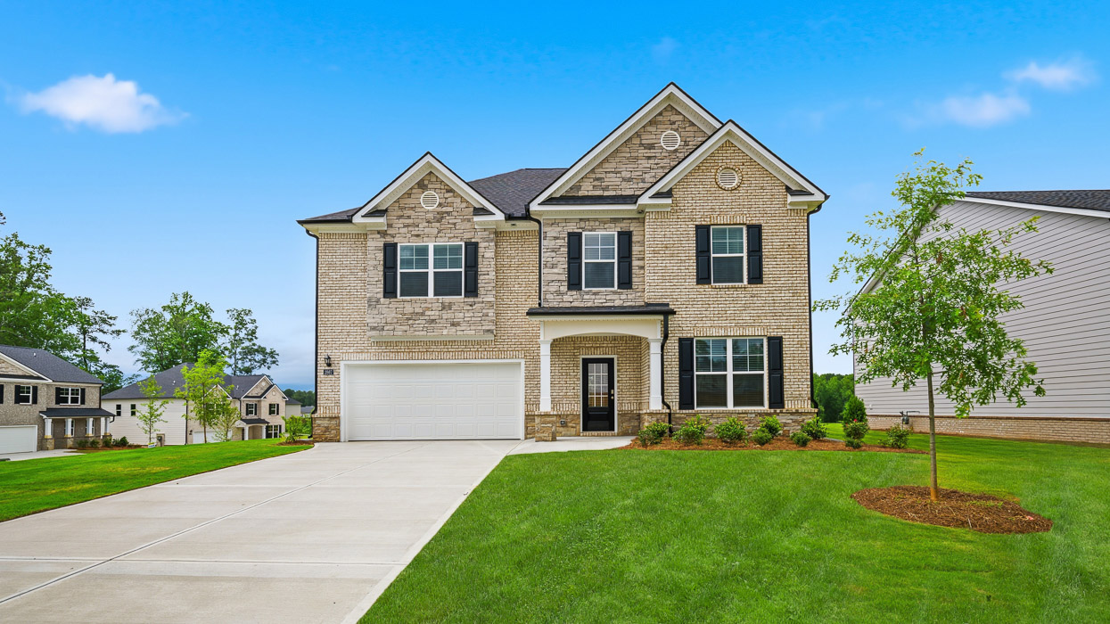single family two-story front