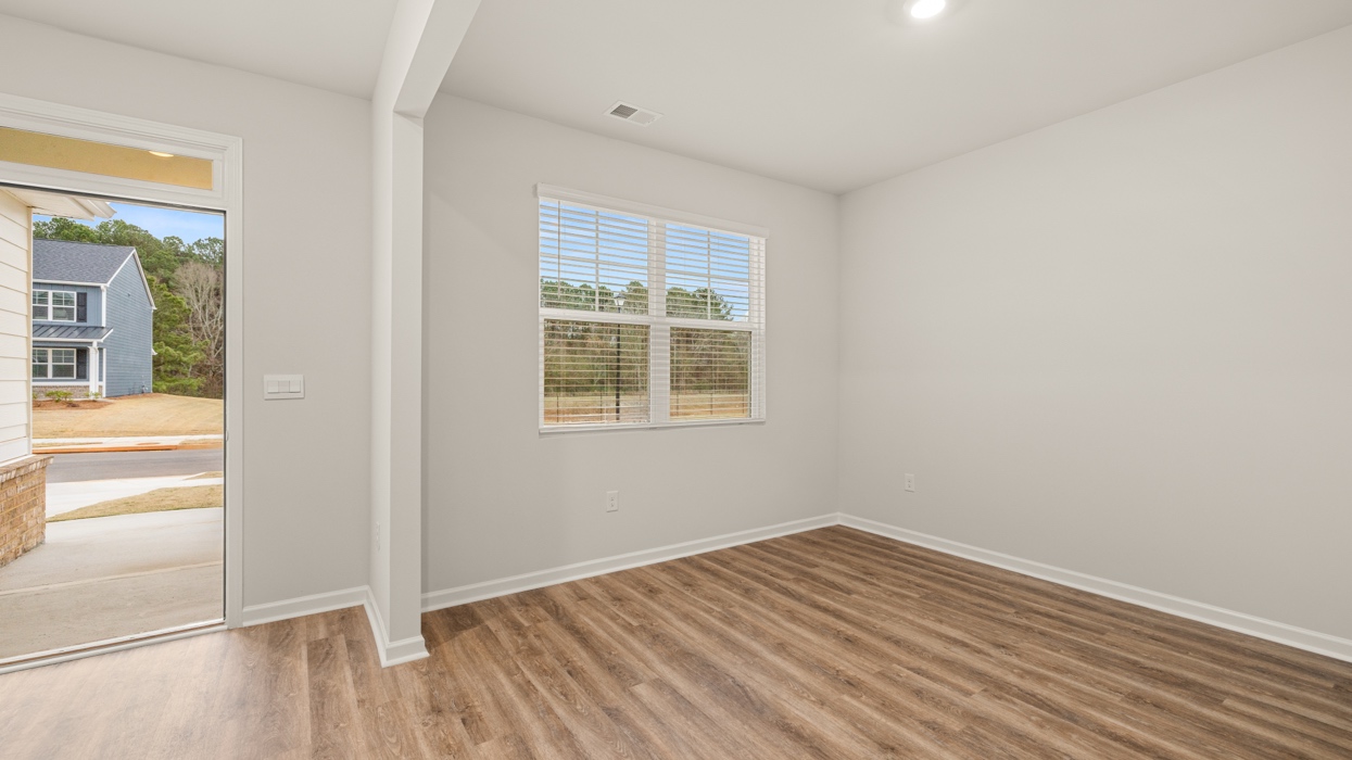 flex room with natural light