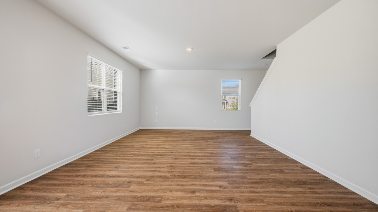 living room with natural light