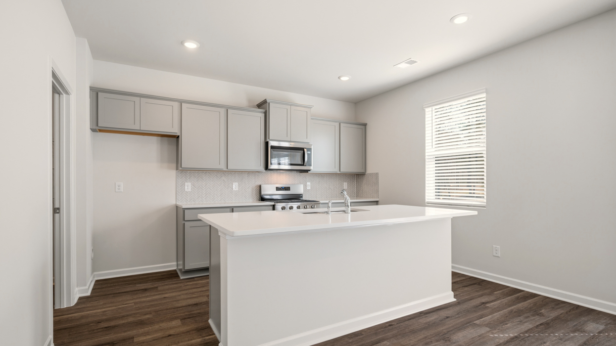 kitchen with natural light