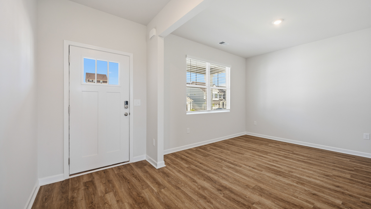 foyer and flex room