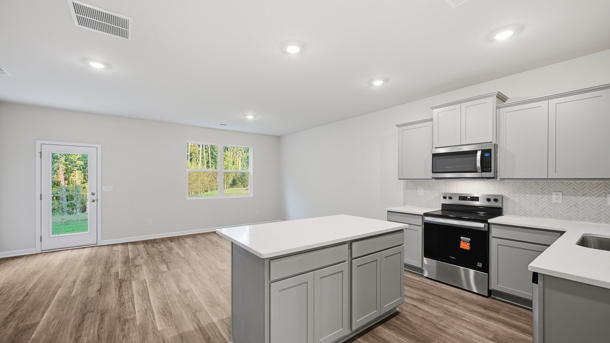 kitchen to living room