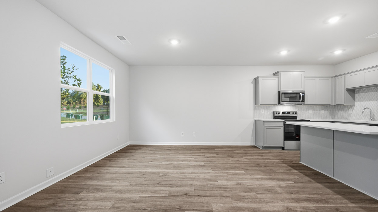 Dining to living room