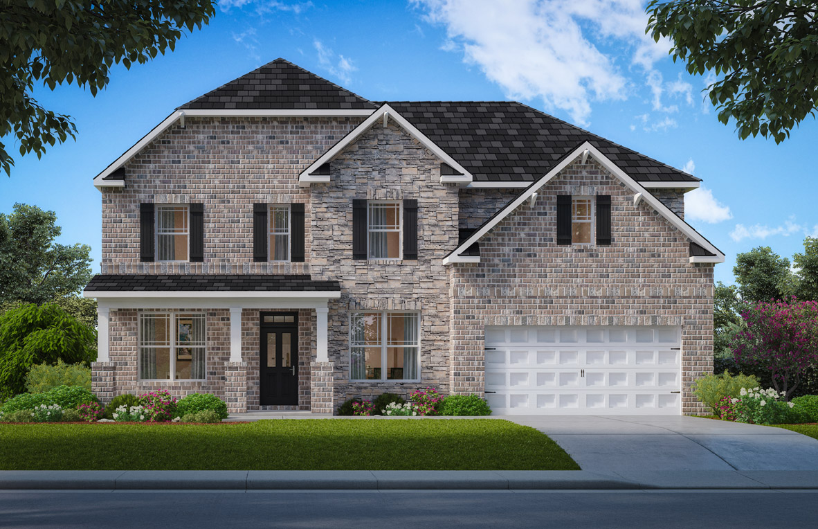 Floor Plan in Water Oak Estates LAWRENCEVILLE, GA D.R. Horton