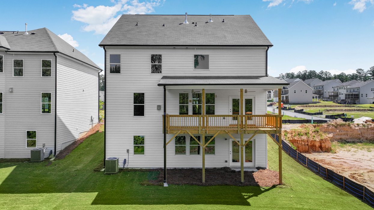 rear exterior with basement patio