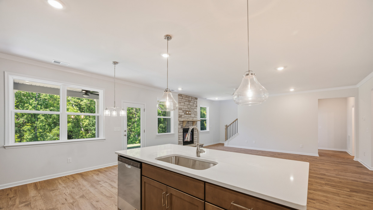 kitchen to family room