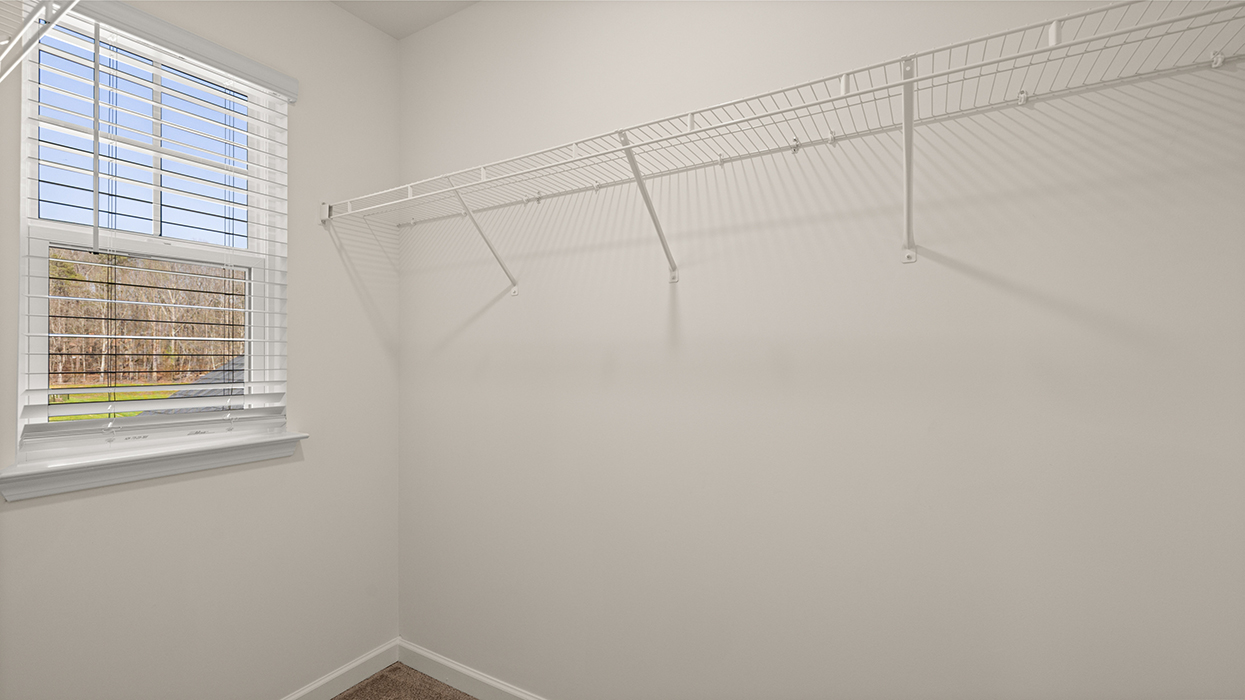 walk in closet with natural light