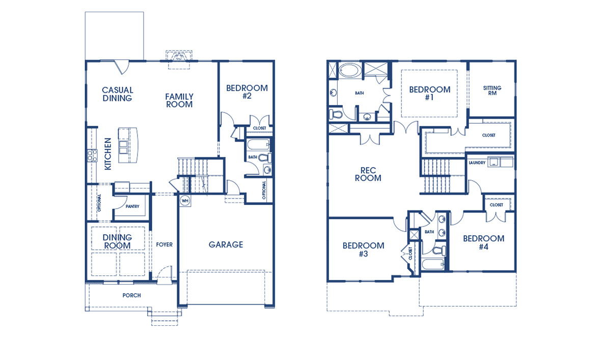 blue floor plan