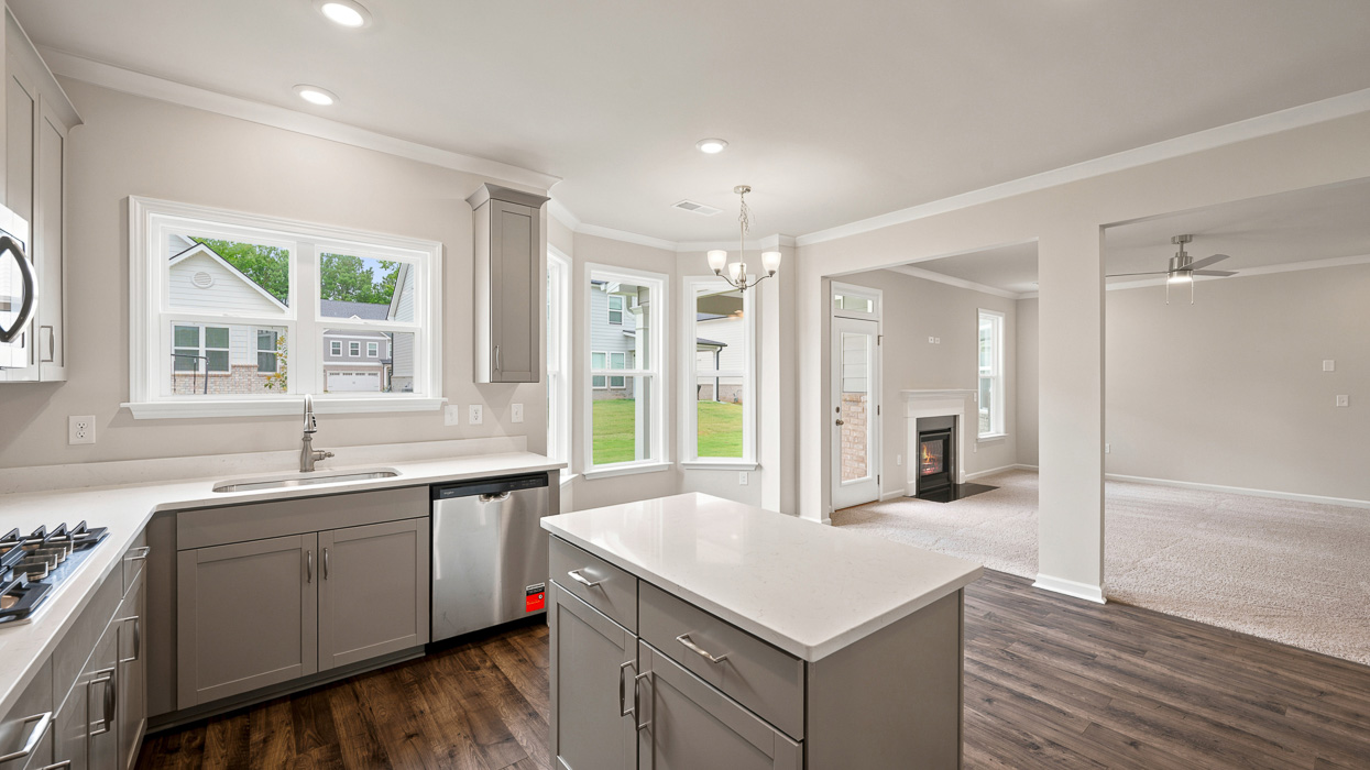 Kitchen w/ amble cabinet