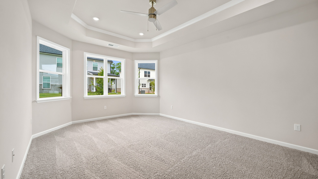 primary suite with natural light