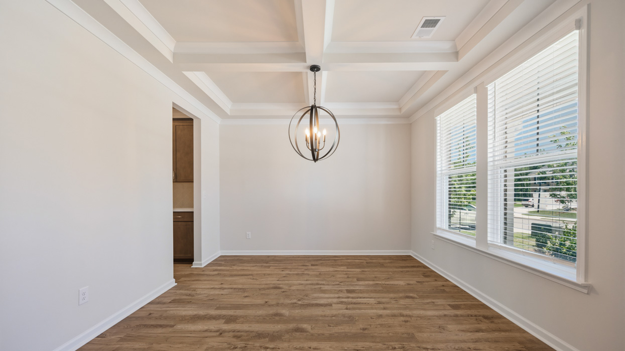 dining room with natural light