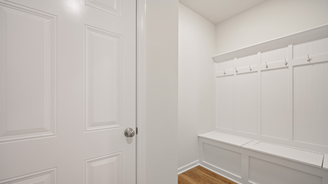mud room with bench