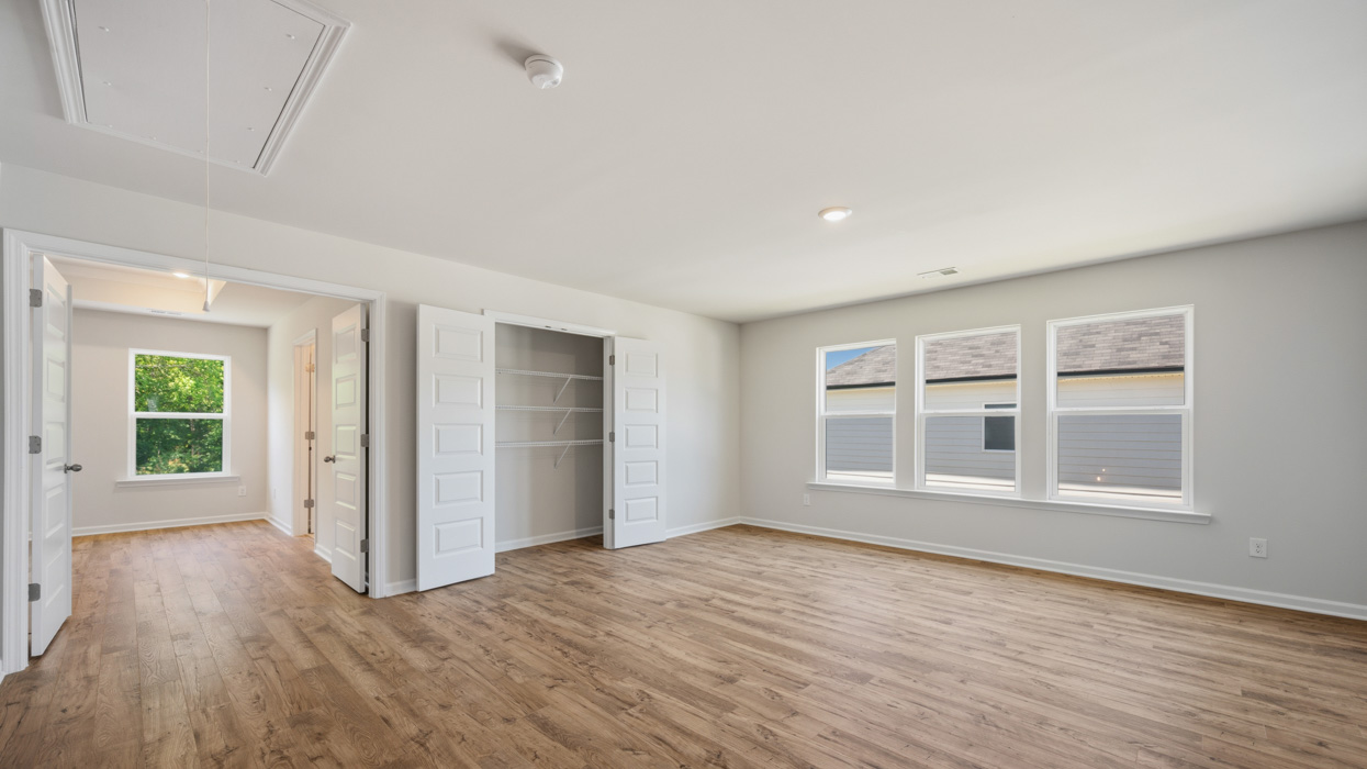 upstairs loft with natural light