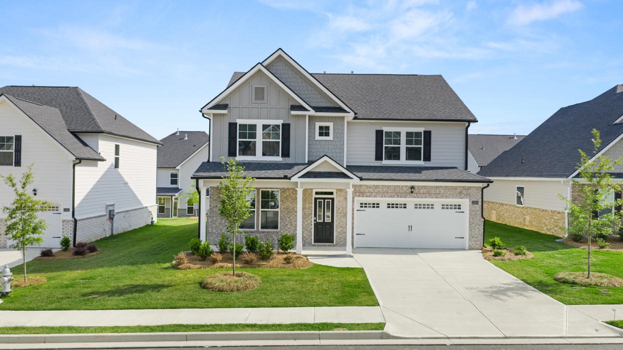 single family two-story front