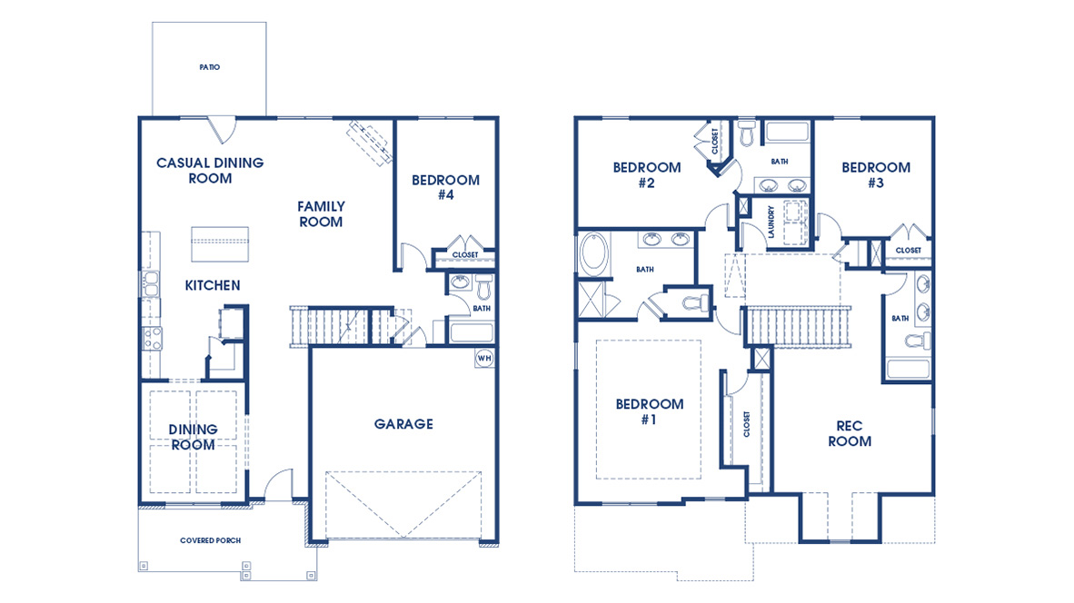 Blue floorplan