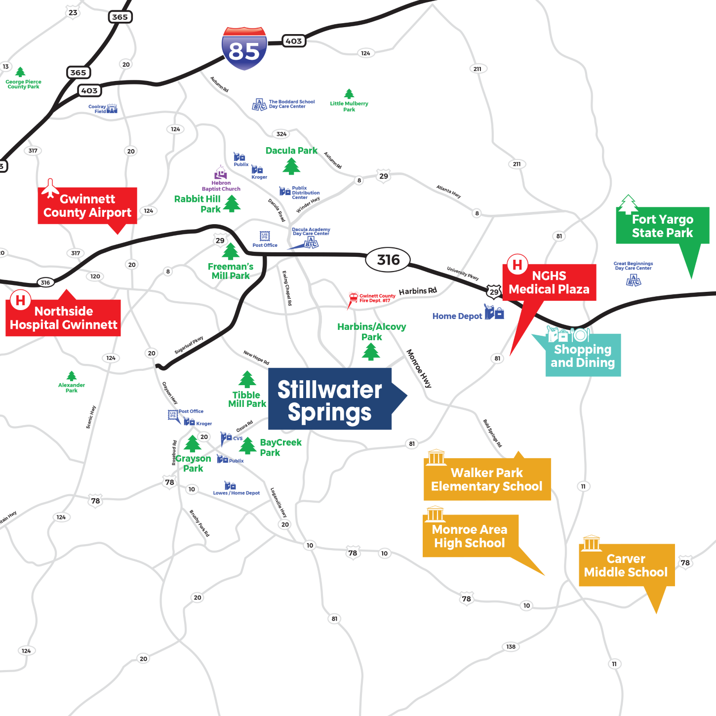 New Homes in Stillwater Springs DACULA, GA D.R. Horton