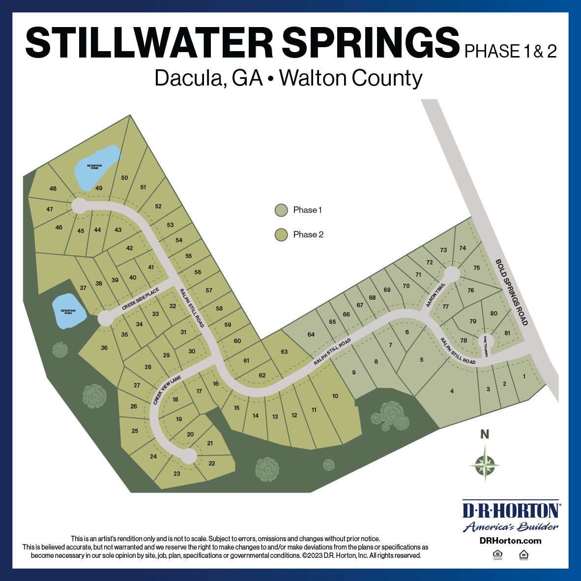 New Homes in Stillwater Springs DACULA, GA D.R. Horton