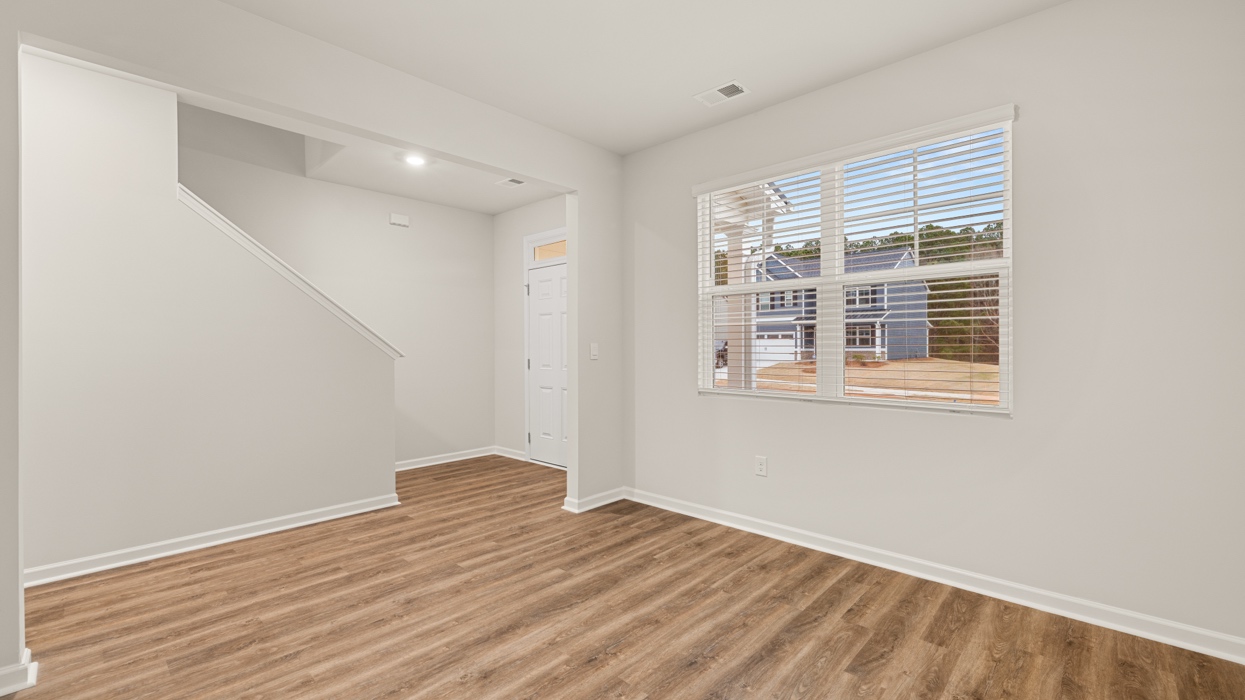 flex room with natural light