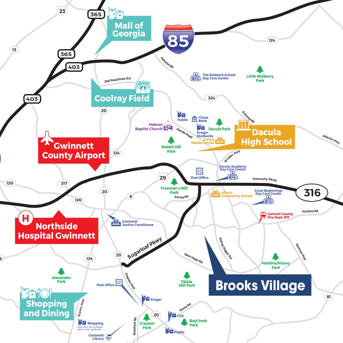 New Homes in Brooks Village DACULA, GA D.R. Horton