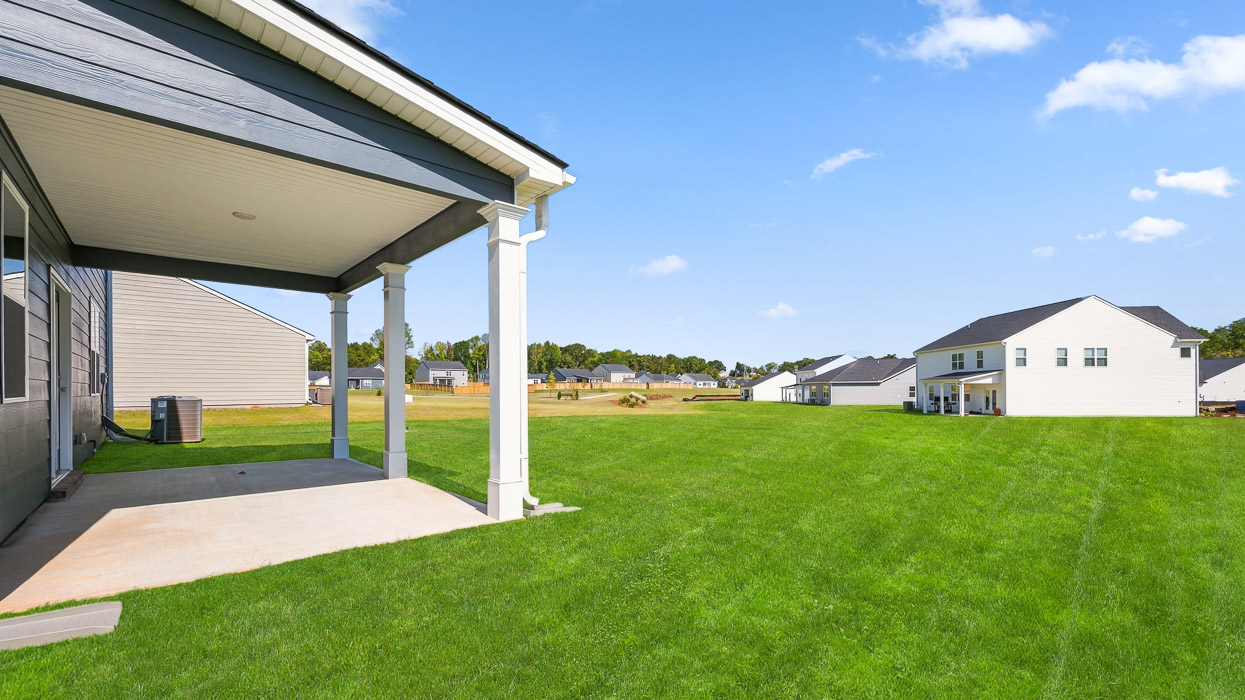 rear patio