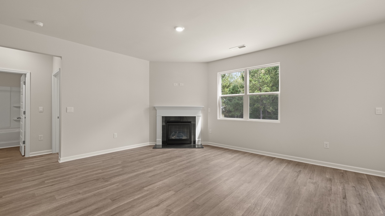 living room with natural light