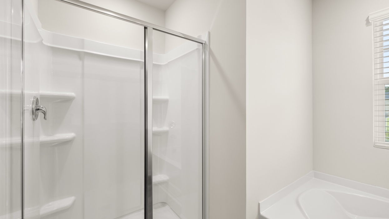 primary bathroom walk-in shower