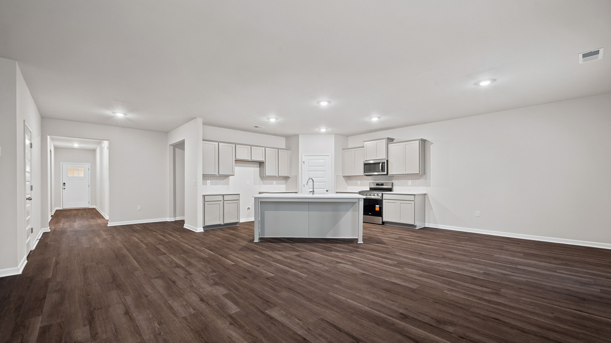 kitchen from living room