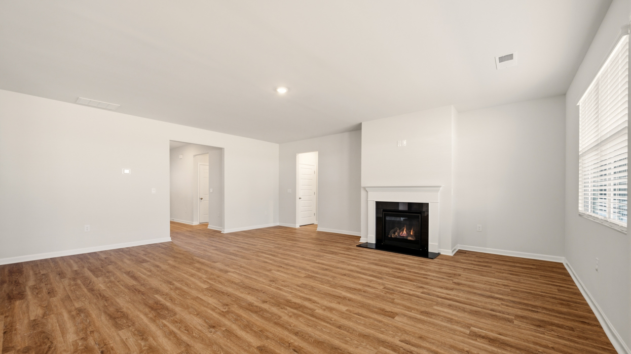 angled living room