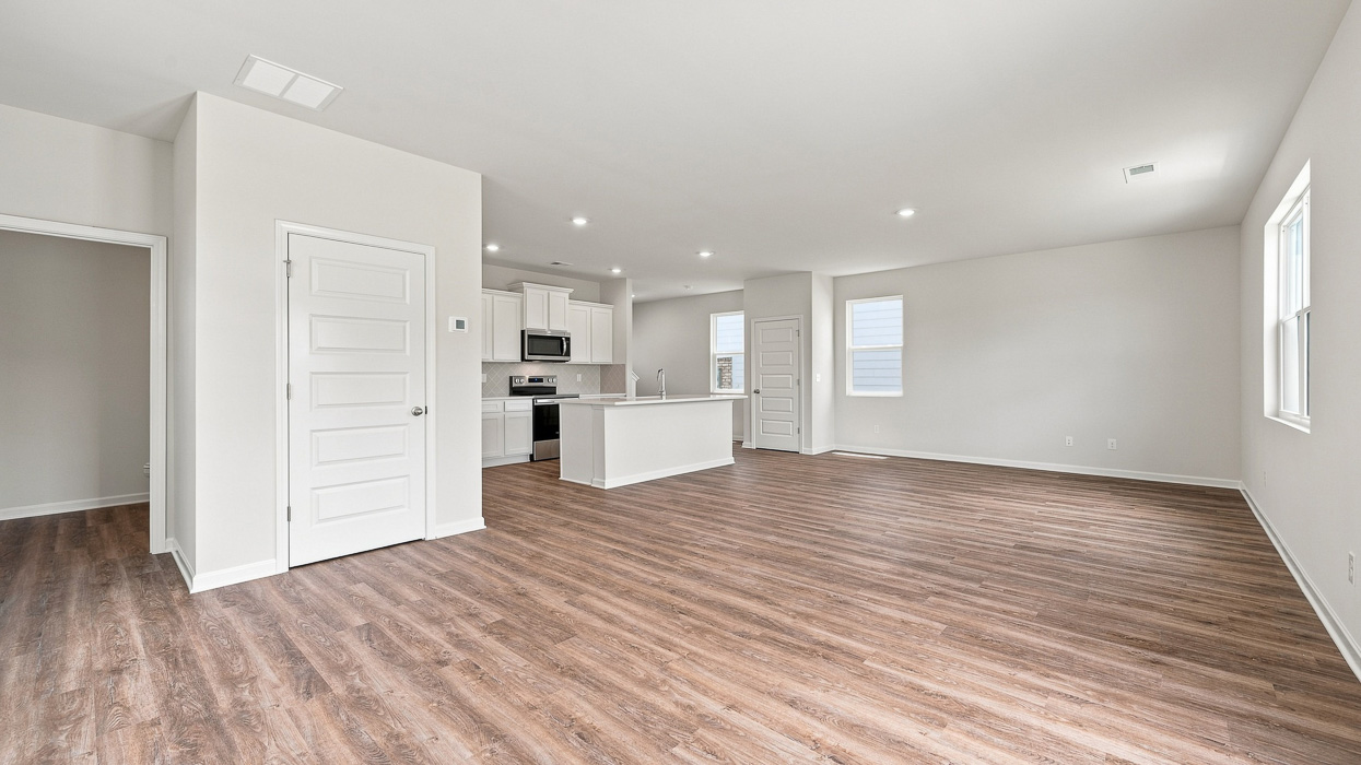 great room and kitchen