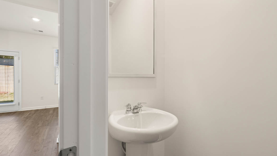 half bath downstairs