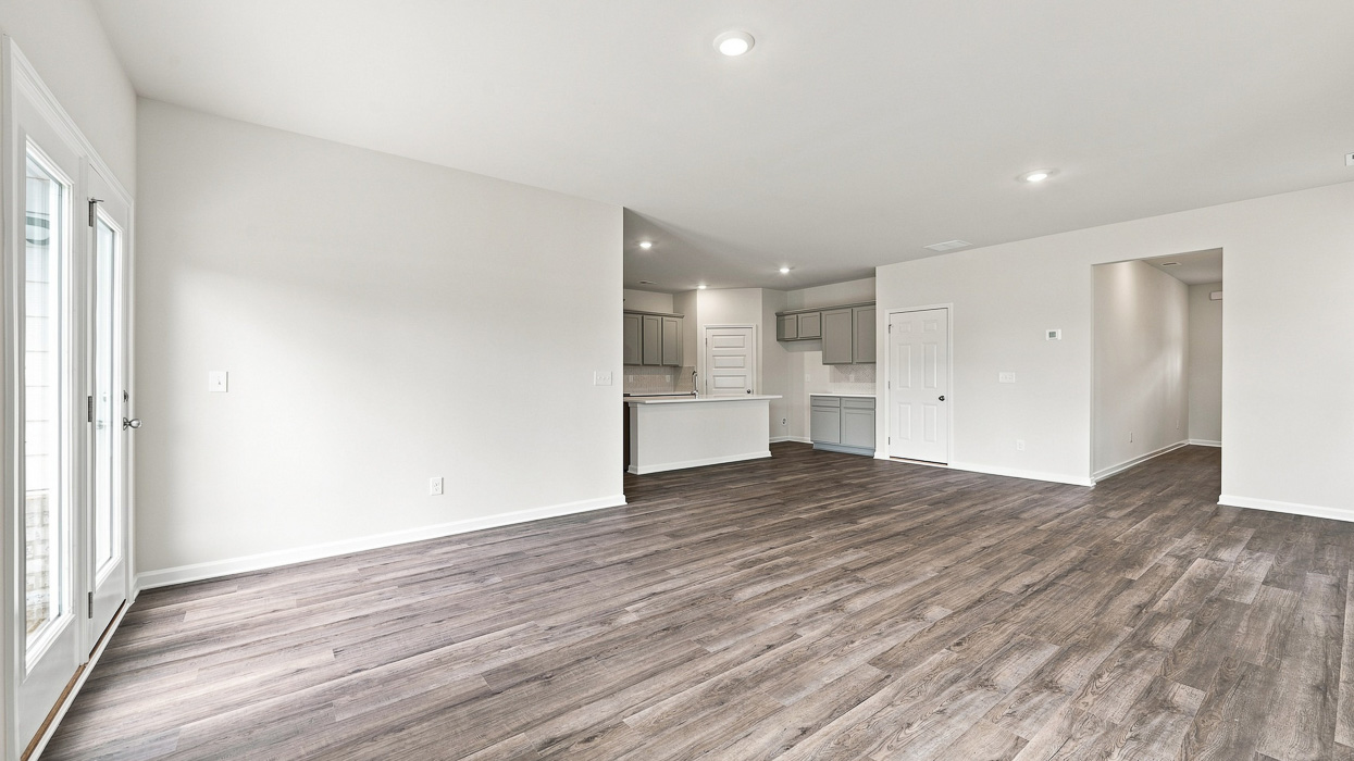 angled living room