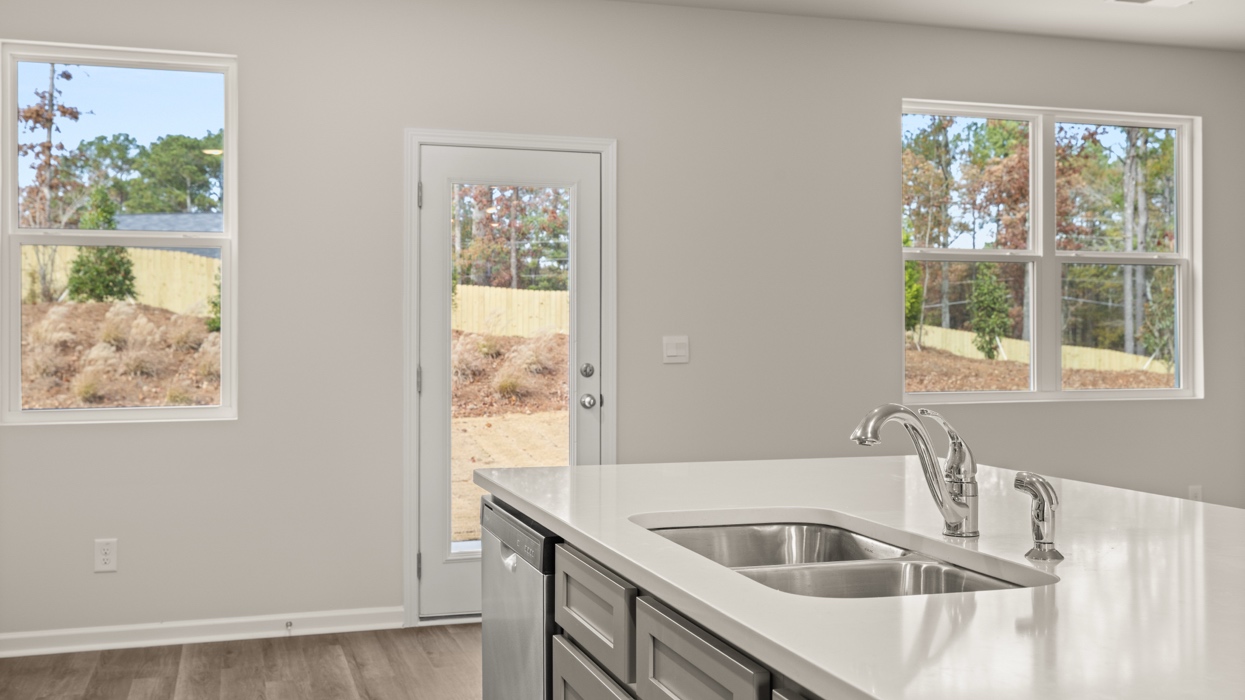 breakfast room with access to back patio with abundance of natural light