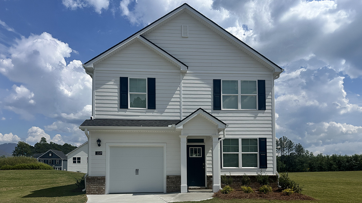 Brandon Floor plan front exterior