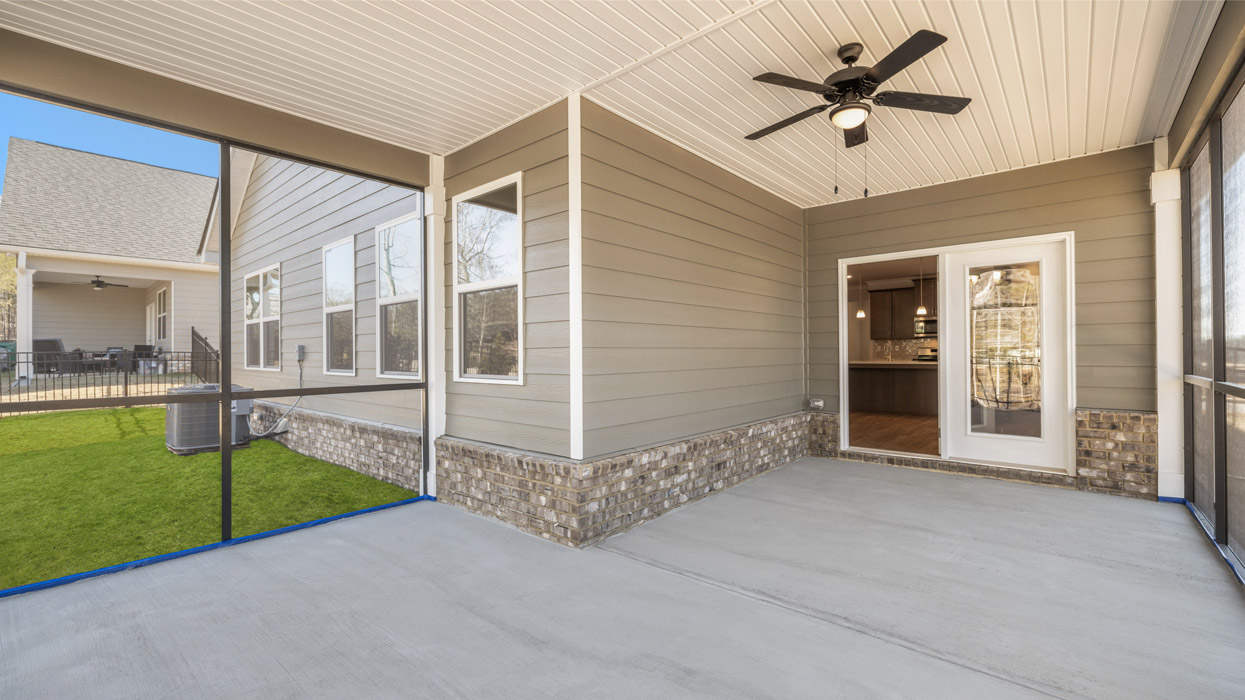 rear patio