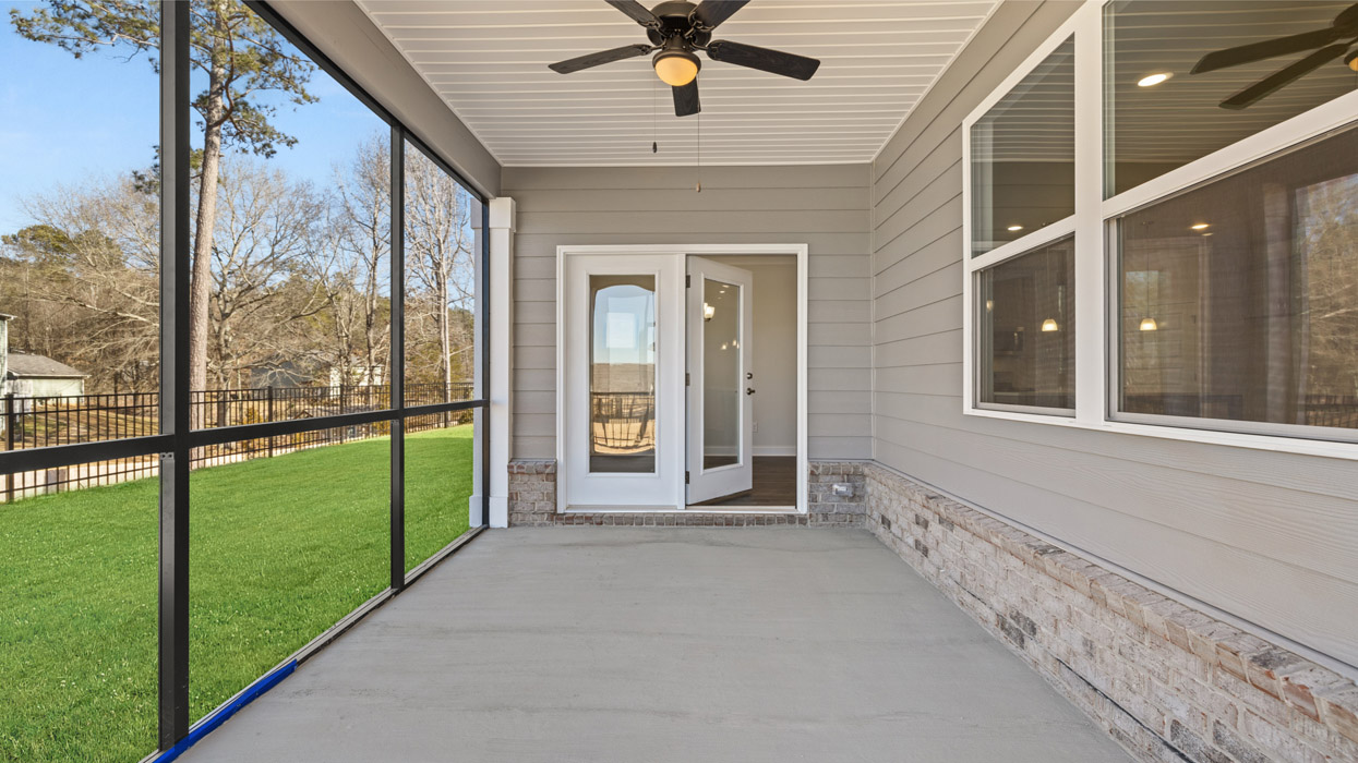 rear patio
