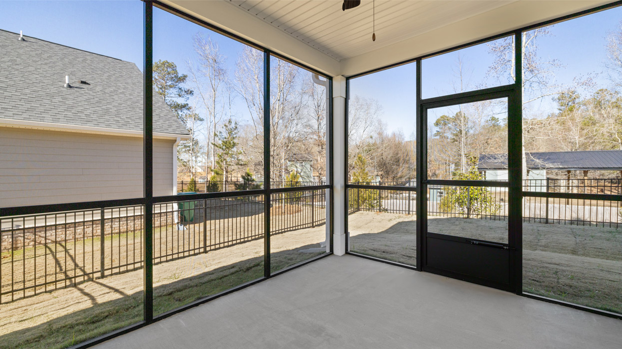 rear patio