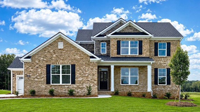 single family two-story front