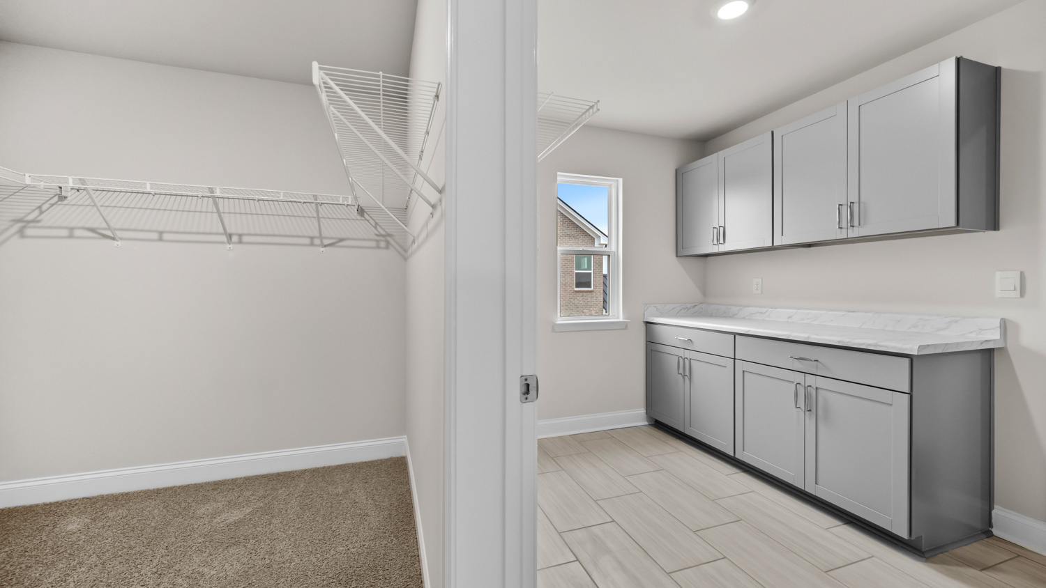 Laundry Room and closet