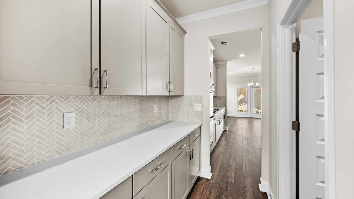 Additional cabinets near pantry and kitchen