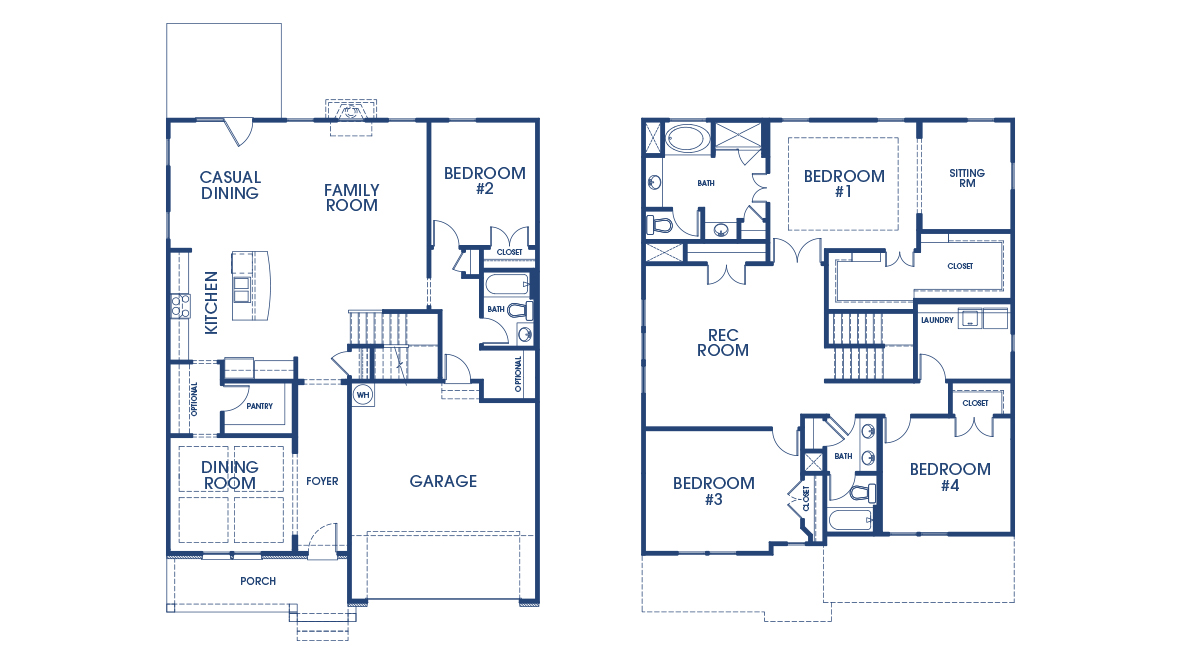 Floor Plan in Westland | BOGART, GA | D.R. Horton