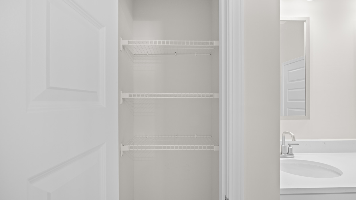 bathroom closet