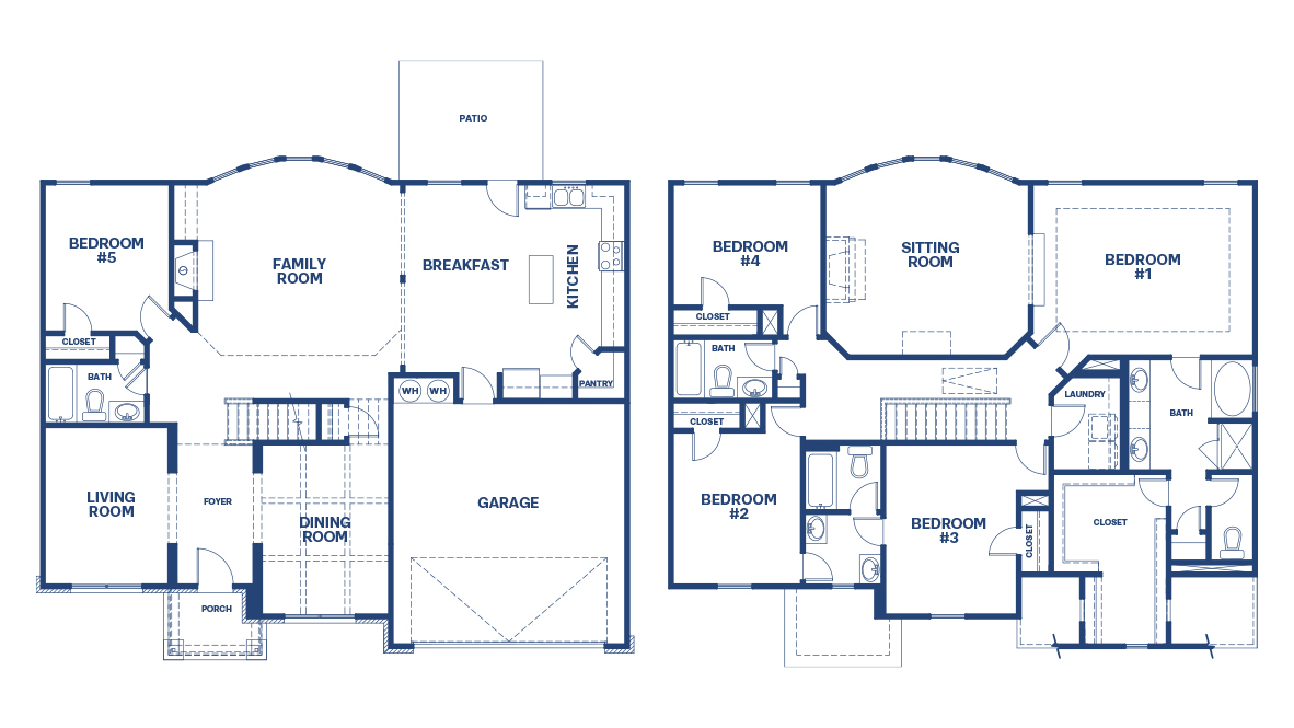 Savannah floor plan 4 bath