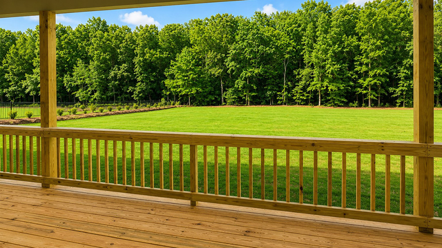 rear patio