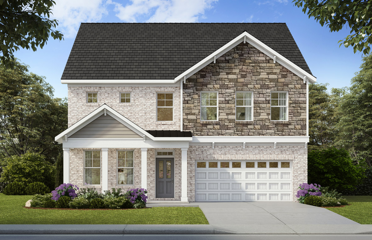 Summit A5 Rendering Front Garage