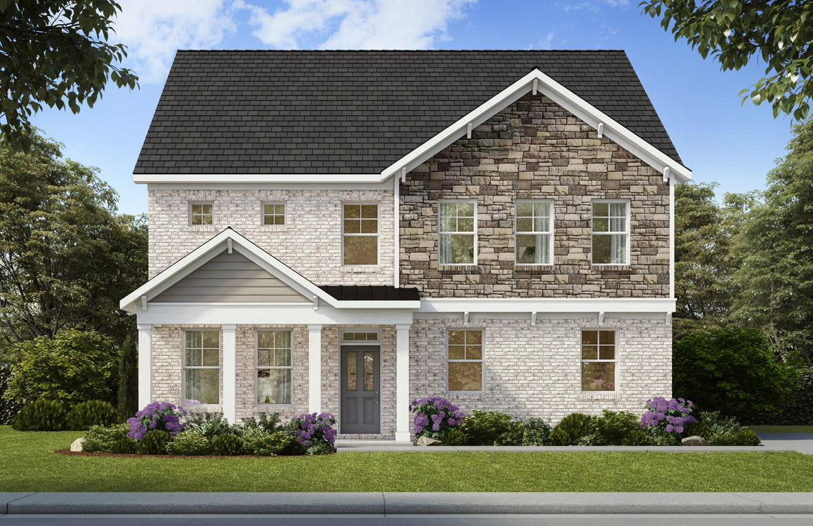 Summit A5 Rendering Side Garage