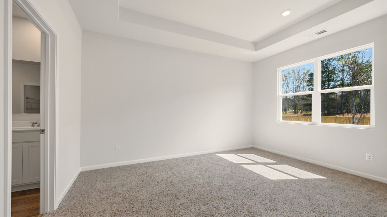 primary bedroom with natural light