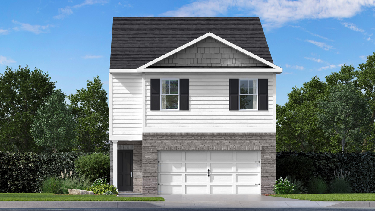 This home — photograph published by the builder