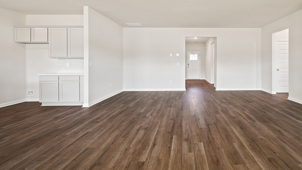 living room to foyer